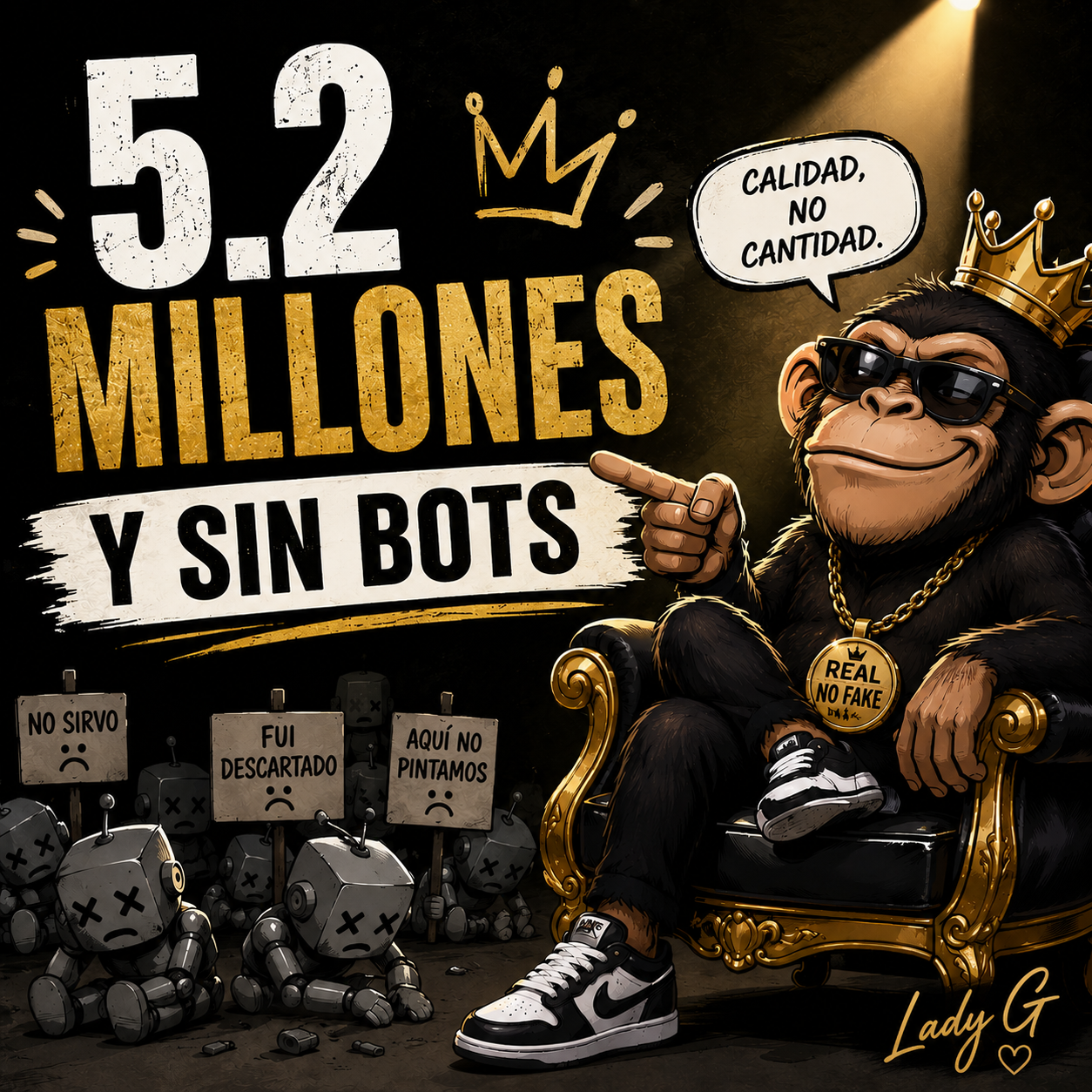 5.2 Millones y sin Bots 🤖
